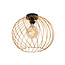 Zaida 40 cm ceiling lamp matte gold round E27