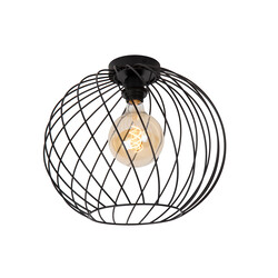 Zaida 40 cm black ceiling lamp round E27