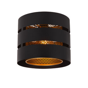 Plafonnier Rossy Ø 26 cm 1xE27 noir