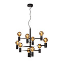 Lynn hanging lamp Ø 65 cm 10xE27 black