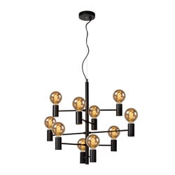 Lynn hanging lamp Ø 65 cm 10xE27 black