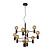 Lynn hanging lamp Ø 65 cm 10xE27 black