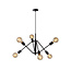 Lasso hanging lamp 6xE27 black