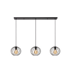 Zadar black hanging lamp 3xE27