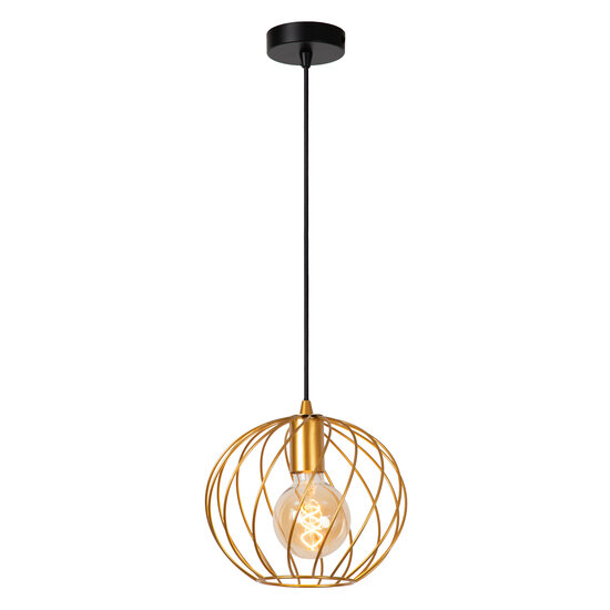Zadar ball hanging lamp 1xE27 matt gold / brass