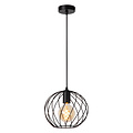 Zadar bol zwarte hanglamp 1xE27