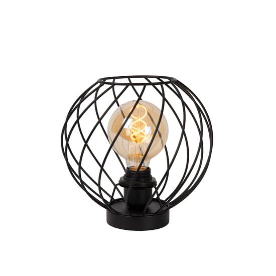 Lámpara de mesa Zadar negra Ø 25 cm 1xE27