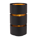 Rossy table lamp Ø 16 cm 1xE27 black and gold