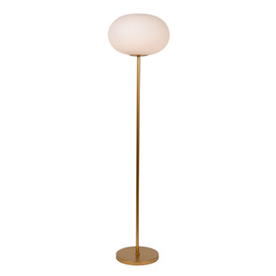 Elisa brass floor lamp Ø 38 cm 1xE27 opal