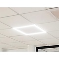 59 x 59 cm contour lighting for structured ceilings 36W