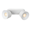 Trigger double white conical ceiling spotlight GU10