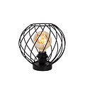 Lampe de table noire Zadar Ø 25 cm 1xE27
