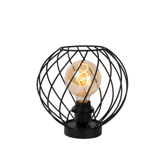 Zadar black table lamp Ø 25 cm 1xE27