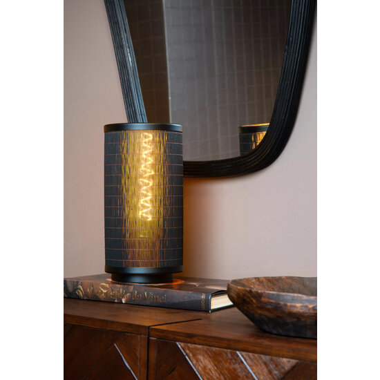 Lampe de table Gallo Ø 15 cm 1xE27 noir