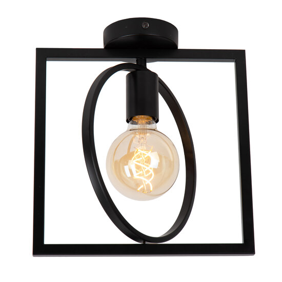 Suzy special black ceiling lamp with 1x E27
