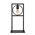 Lampe de table Suzy noire avec un design saisissant 1x E27