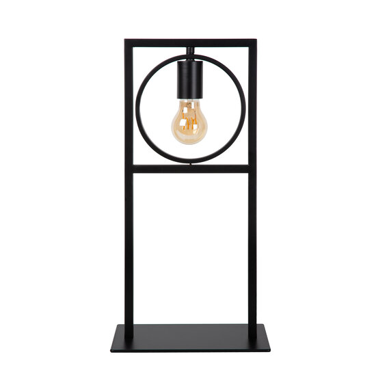 Suzy tafellamp zwart met opvallend design 1x E27