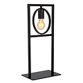 Suzy tafellamp zwart met opvallend design 1x E27