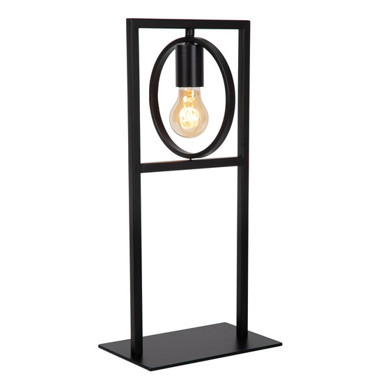 Suzy tafellamp zwart met opvallend design 1x E27