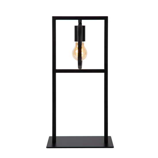 Suzy tafellamp zwart met opvallend design 1x E27
