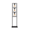 Suzy black special floor lamp with 3x E27