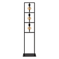 Suzy black special floor lamp with 3x E27
