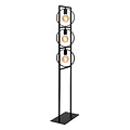 Suzy black special floor lamp with 3x E27