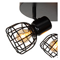 Felix triple metal ceiling spotlight black 3x E14