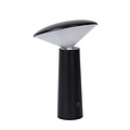 Jimmy black rechargeable outdoor table lamp wireless
