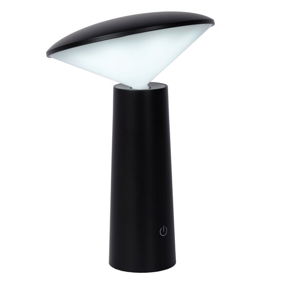 Jimmy black rechargeable outdoor table lamp wireless