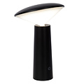 Jimmy black rechargeable outdoor table lamp wireless