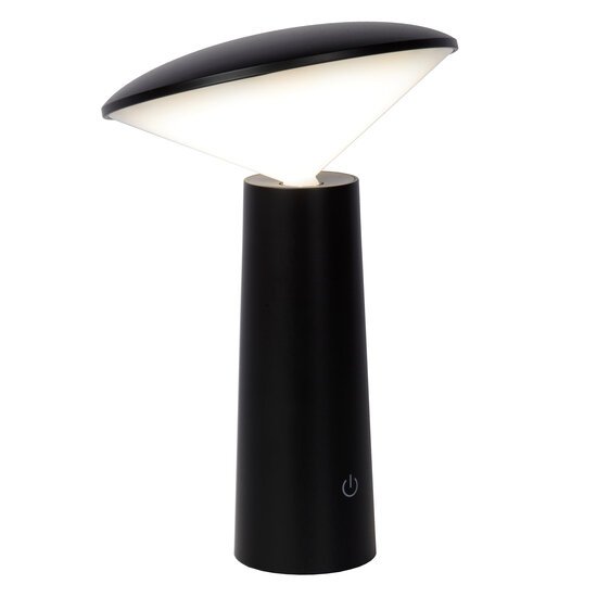 Lampe de table d'extérieur rechargeable noire Jimmy sans fil