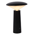 Lampe de table d'extérieur rechargeable noire Jimmy sans fil