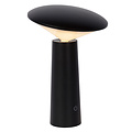 Jimmy black rechargeable outdoor table lamp wireless