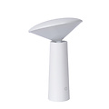 Lampe de table d'extérieur rechargeable blanche Jimmy sans fil