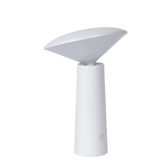 Lampe de table d'extérieur rechargeable blanche Jimmy sans fil