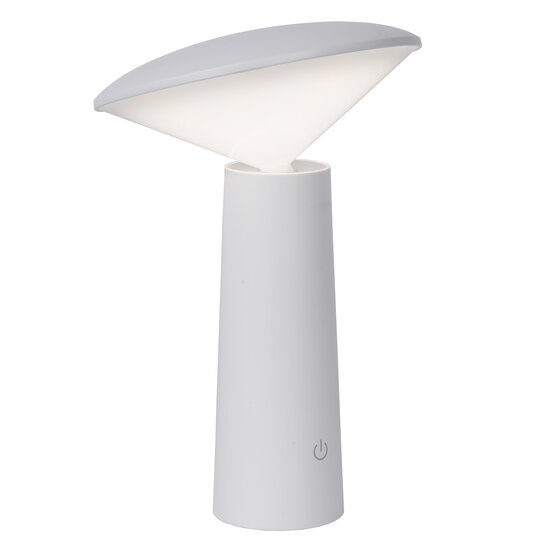 Lampe de table d'extérieur rechargeable blanche Jimmy sans fil