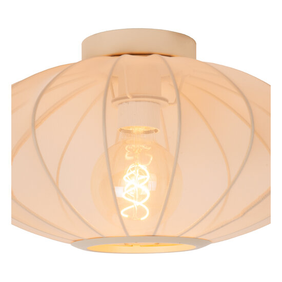 Celine beige plafondlamp geschikt voor badkamer E27