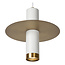 Celine white and brass hanging lamp suitable for bathroom GU10