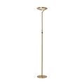 Carmelo messing gouden staande lamp met ring 21W