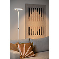Lampadaire Carmelo blanc avec anneau 21W