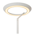 Lampadaire Carmelo blanc avec anneau 21W