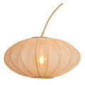 Carine beige booglamp metaal 1x E27