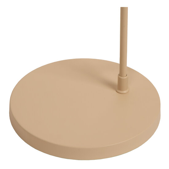 Lampe arc en métal beige Carine 1x E27