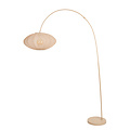 Carine beige arc lamp metal 1x E27