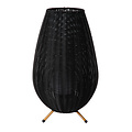 Lampe de table sans fil rechargeable noire étanche Nicole avec LED 3W