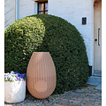 Nico natural color waterproof wicker rechargeable wireless table lamp with LED 3W