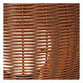Nico natural color waterproof wicker rechargeable wireless table lamp with LED 3W