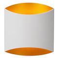 Diana weiß-goldene Wandleuchte 1x G9