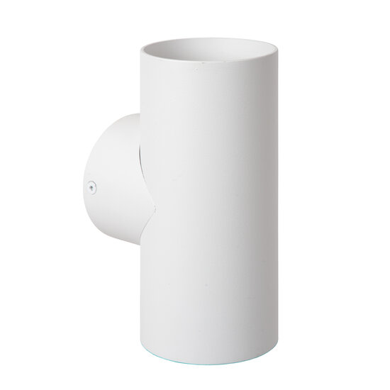 Bony witte cilinder wandlamp 2x GU10 op en neer